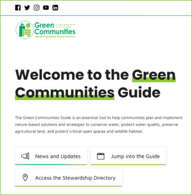 The new Green Communities Guide